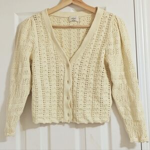 Wilfred 100% Cotton Knit Cardigan